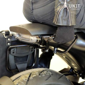 Bolsa lateral de lona + marco husqvarna vitpilen 701