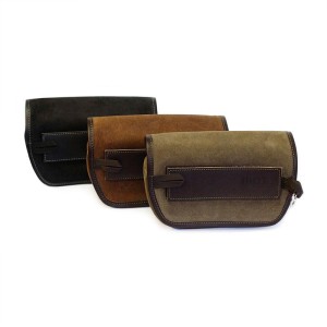 Bolso de manillar sahara split cuero