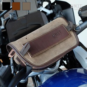 Bolso de manillar sahara split cuero