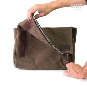 Fezzan messenger bag cuero de corteza
