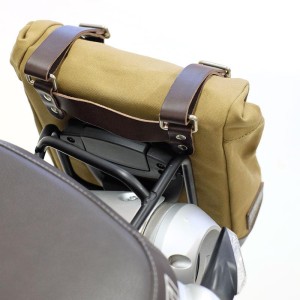 Bolso lateral de lona + ducati scrambler 1100 macro derecho