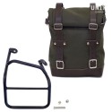 Bolso lateral de lona + ducati scrambler 1100 macro derecho