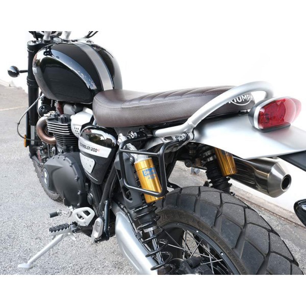 Bolsa lateral de lona + triumph cuadro scrambler 1200 xc_xe (2019 hasta ahora)