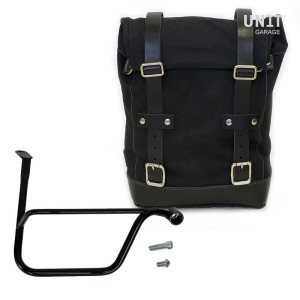 Bolsa lateral de lona + dx frame triumph speed twin 1200 (2019 hasta ahora)