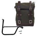 Bolsa lateral de lona + dx frame triumph speed twin 1200 (2019 hasta ahora)