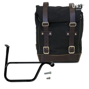 Bolsa lateral de lona + dx frame triumph speed twin 1200 (2019 hasta ahora)