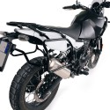 Portaequipajes de aluminio para royal enfield himalayan 450 con escape aftermarket (a partir de 2024)