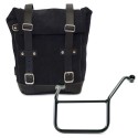Bolsa lateral en piel dividida + marco yamaha sx