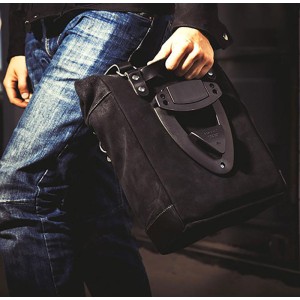 Bolsa lateral en piel dividida + marco yamaha sx