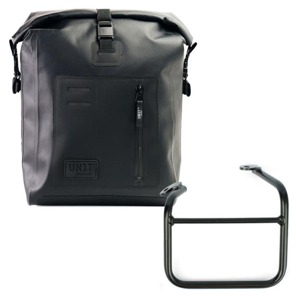 Bolsa lateral khali tpu + ducati scrambler 1100 marco izquierdo para doble escape derecho