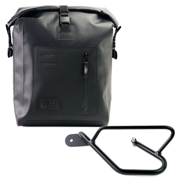 Bolsa lateral khali tpu + marco izquierdo guzzi v9 bobber