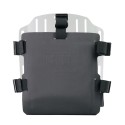 Portabolsa de aluminio con frontal ajustable de hypalon y enganche rápido + marco