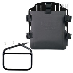 Portabolsa de aluminio con frontal ajustable de hypalon y enganche rápido + marco