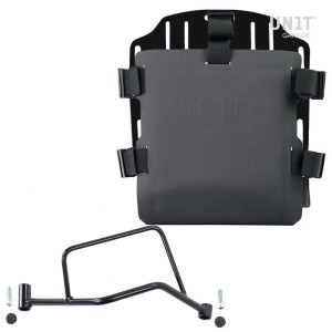 Portabolsa de aluminio con frontal ajustable de hypalon y enganche rápido + marco
