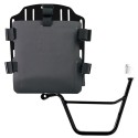 Portabolsa de aluminio con frontal ajustable de hypalon y enganche rápido + subchasis izquierdo triumph speed twin 900 (2025 en 