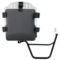 Portabolsa de aluminio con frontal ajustable de hypalon y enganche rápido + subchasis izquierdo triumph speed twin 900 (2025 en 