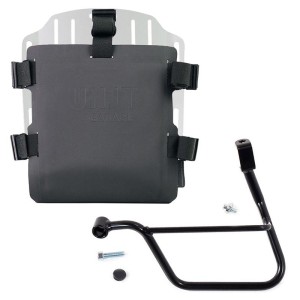 Portabolsa de aluminio con frontal ajustable de hypalon y enganche rápido + marco