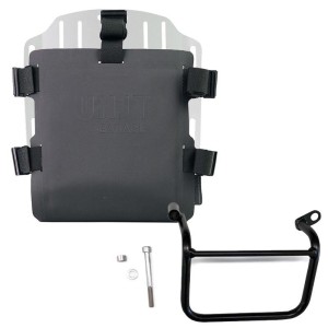 Portabolsa de aluminio con frontal ajustable de hypalon y enganche rápido + marco