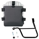 Portabolsa de aluminio con frontal ajustable de hypalon y enganche rápido + marco