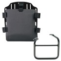 Portabolsa de aluminio con frontal ajustable de hypalon y enganche rápido + marco