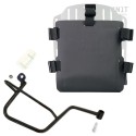 Portabolsa de aluminio con frontal ajustable de hypalon y enganche rápido + marco