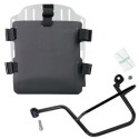 Portabolsa de aluminio con frontal ajustable de hypalon y enganche rápido + marco