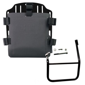 Portabolsa de aluminio con frontal ajustable de hypalon y enganche rápido + marco