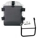 Portabolsa de aluminio con frontal ajustable de hypalon y enganche rápido + marco