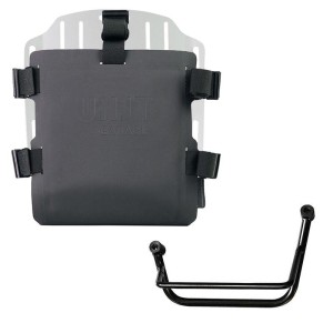 Portabolsa de aluminio con frontal ajustable de hypalon y enganche rápido + marco