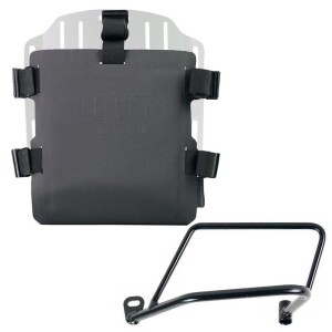 Portabolsas de aluminio con frontal hypalon regulable y enganche rápido + bastidor izquierdo kawasaki z650rs - z900rs