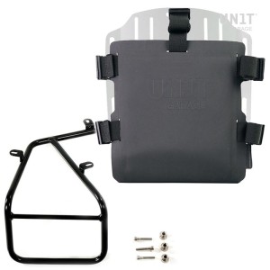 Portabolsa de aluminio con frontal ajustable de hypalon y enganche rápido + marco