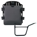 Portabolsa de aluminio con frontal ajustable de hypalon y enganche rápido + marco