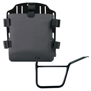 Portabolsa de aluminio con frontal ajustable de hypalon y enganche rápido + marco