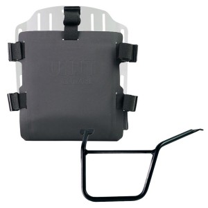 Portabolsa de aluminio con frontal ajustable de hypalon y enganche rápido + marco
