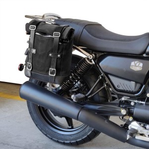 Lona alforja lateral + subchasis derecho moto guzzi v7 euro5