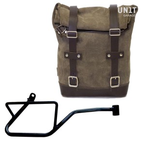Bolsa lateral en serraje + moto guzzi v7 euro5 marco derecho