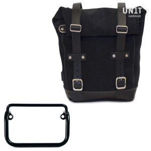 Bolsa lateral en serraje + chasis r18 para tubo de escape recto