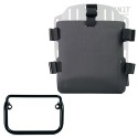Portabolsa de aluminio con frontal ajustable de hypalon y enganche rápido + marco