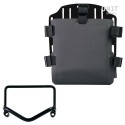 Portabolsas de aluminio con frontal regulable en hypalon y enganche rápido + marco