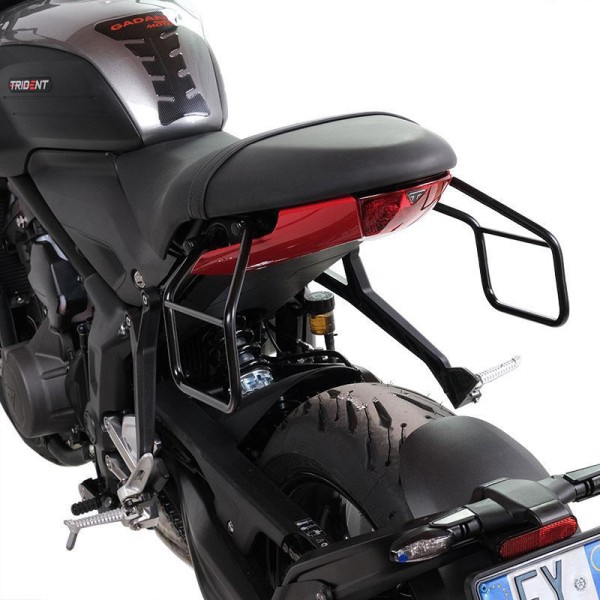 Maleta lateral canvas + subchasis izquierdo triumph trident 660