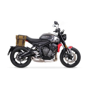 Maleta lateral canvas + subchasis derecho triumph trident 660