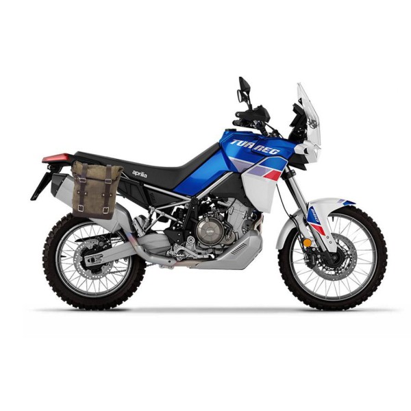 Bolsa lateral en serraje + aprilia tuareg 660 marco derecho