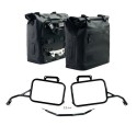 Dos bolsas laterales khali en tpu 35l - 45l + par de placas de aluminio con marcos aprilia tuareg 660