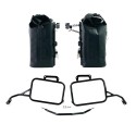 Dos bolsas laterales khali en tpu 35l - 45l + par de placas de aluminio con marcos aprilia tuareg 660