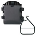 Portabolsa de aluminio con frontal ajustable de hypalon y enganche rápido + marco