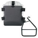 Portabolsa de aluminio con frontal ajustable de hypalon y enganche rápido + marco