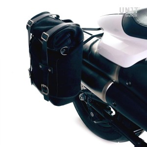 Alforja lateral lona + subchasis derecho sportster s 1250