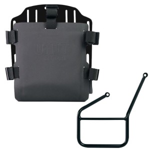 Portabolsa de aluminio con frontal ajustable de hypalon y enganche rápido + marco