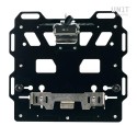 Placa de aluminio + acoplamiento rápido y bloqueo de acero inoxidable (lado del silenciador)