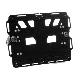 Placa de aluminio derecha para soportes de bolsas bmw r1300gs adv